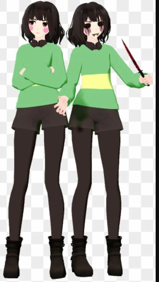Chara reader. Чара fem и фриск male. чара fem. фриск и фем чара. chara mmd.