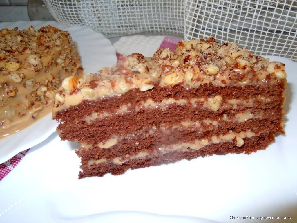 Торт домашний со сгущенкой и маслом. Торт домашний со сгущенкой и маслом