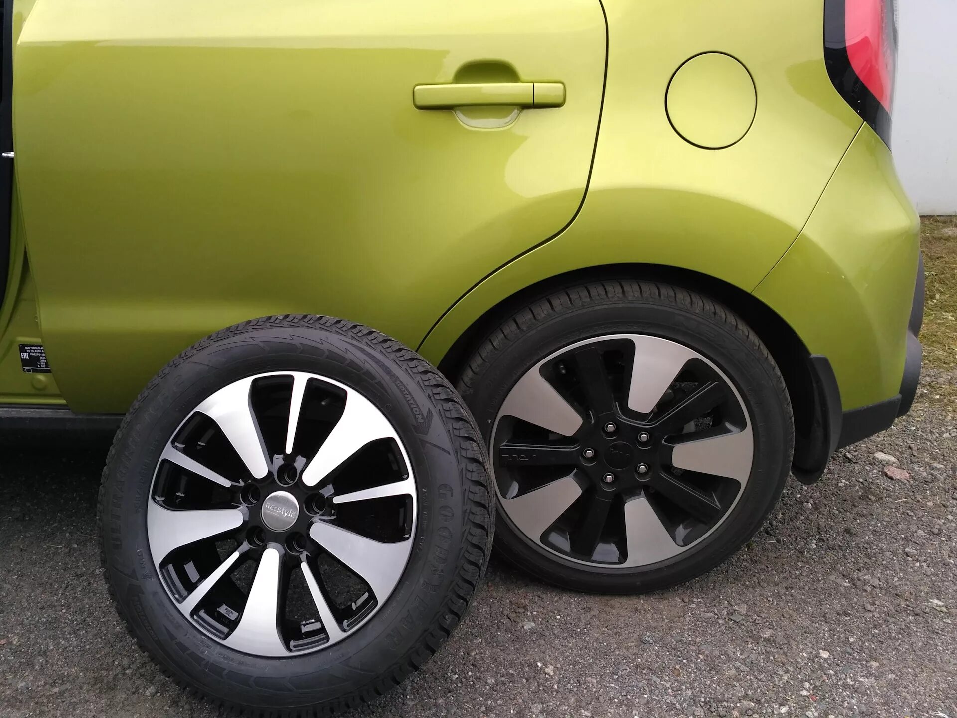 R16 = R18 Отчётик. - KIA Soul (1G), 1,6 л, 2011 года колёсные диски DRIVE2