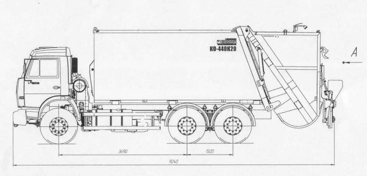 КАМАЗ-65115 ко-440-5. КАМАЗ 65115 мусоровоз габариты. КАМАЗ 65115 чертеж шасси. КАМАЗ ко-440к20.