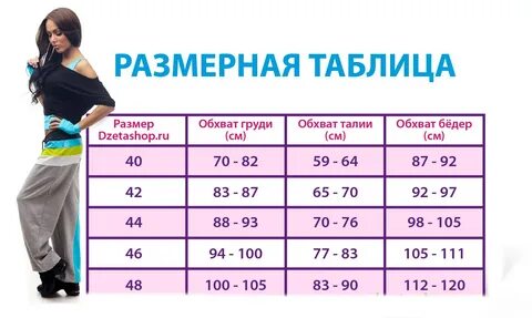 Как узнать какой размер у женщины