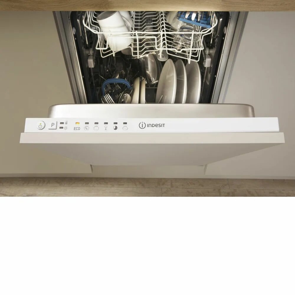 Индезит посудомоечная машина встраиваемая 45. Посудомойка Индезит DISR 14b eu посуда. Посудомоечные машины встроенные индезит