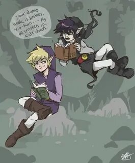 Link's shadow