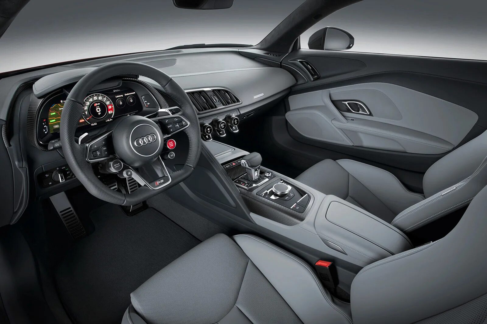 Новое в 8.2. Audi r8 v10 2015. Audi r8 v10 Performance салон. 2016 Audi r8 v10 Plus. Audi r8 v10 Interior.