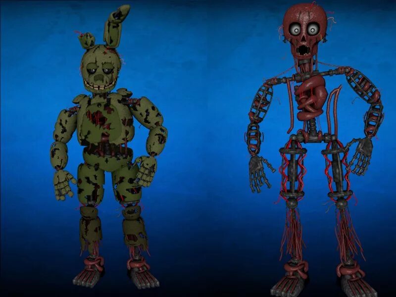 vývoj Skeptický Tropický springtrap suit Skvrna Kostýmy Zelený