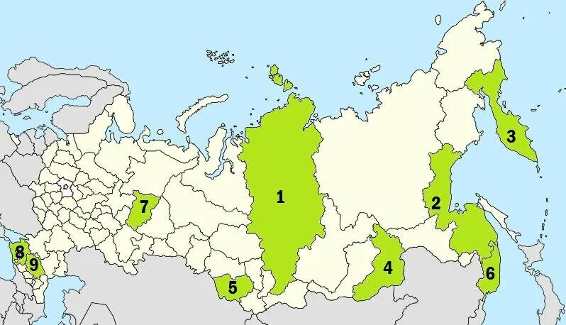 9 Краев РФ на карте. Субъекты РФ 9 краев на карте. 9 Краёв Российской Федерации на карте России. 9 Краев России и их столицы на карте. Есть 9 краев какие