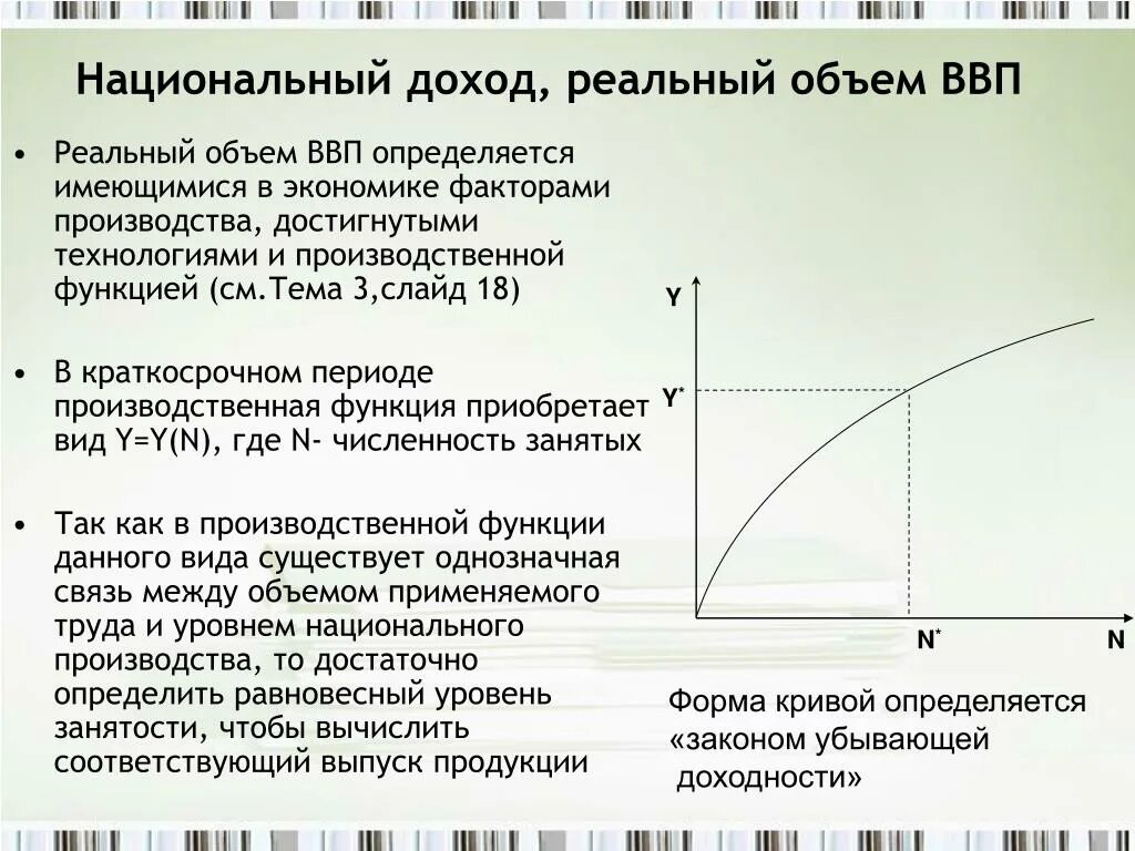 Определите объем национального производства. Реальный объем производства. Реальный объем национального производства. Реальный национальный доход. Объем производства ВВП.