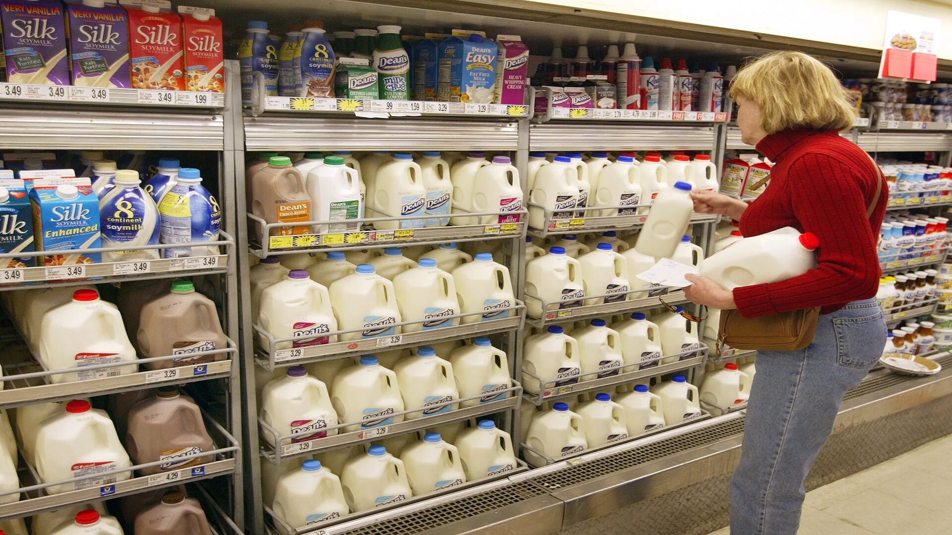 Рост цен на молочную продукцию