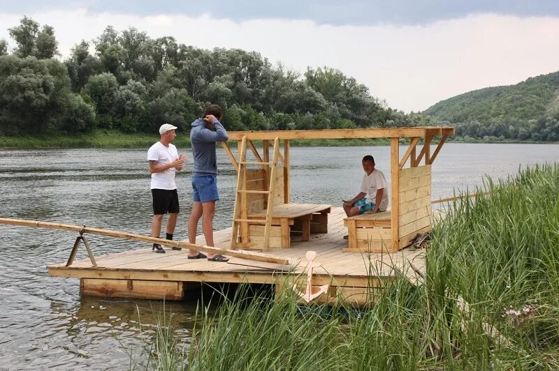 Плот самому. Самодельный плот. сплав на плоту. плот с навесом. плот из дерева.