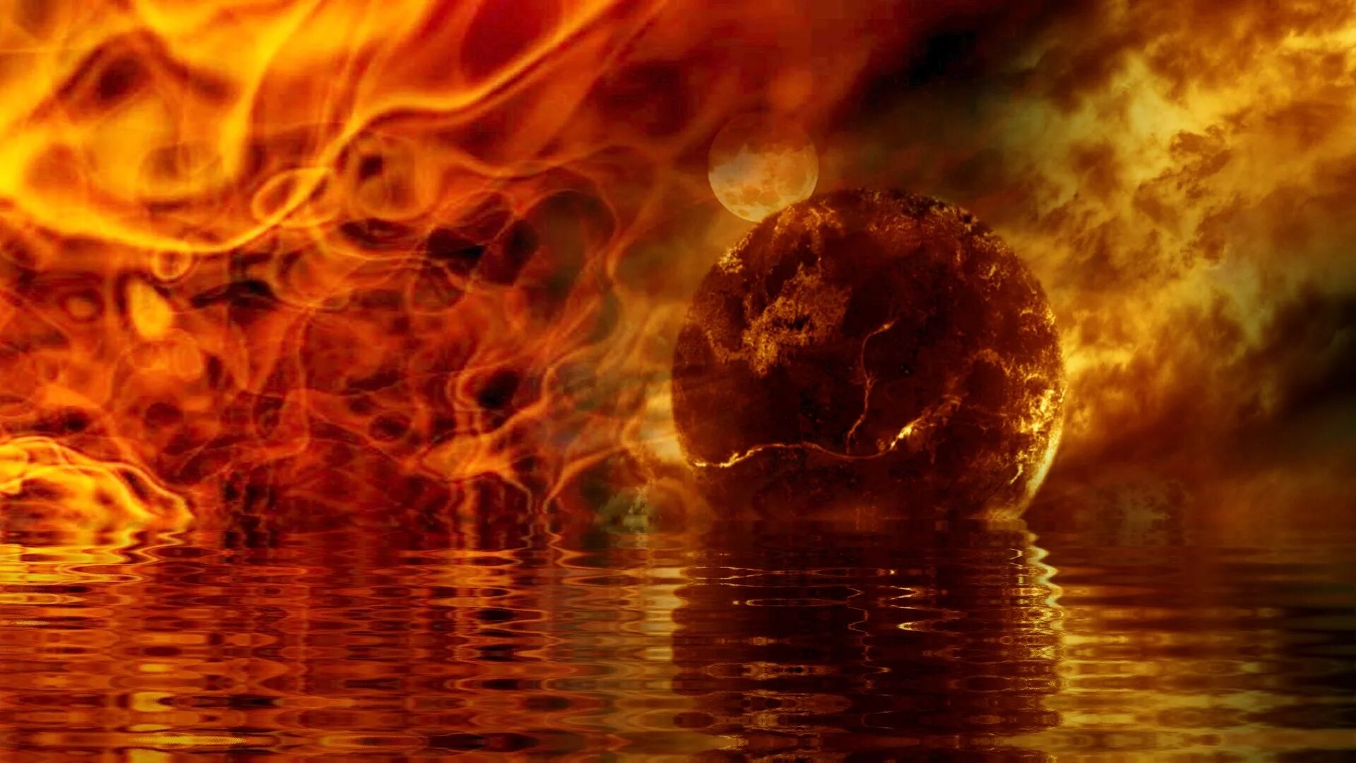 Кипящее небо. Огонь картинка. Адское пламя. Стихия огня и воды. Огонь и вода.