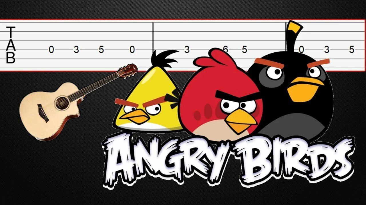 Birds theme. Гитара Angry Birds. Энгри бердз на гитаре. Angry Birds на гитаре табы. Энгри бердз на укулеле.