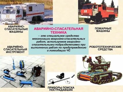 Средства обеспечения аварийно спасательных работ