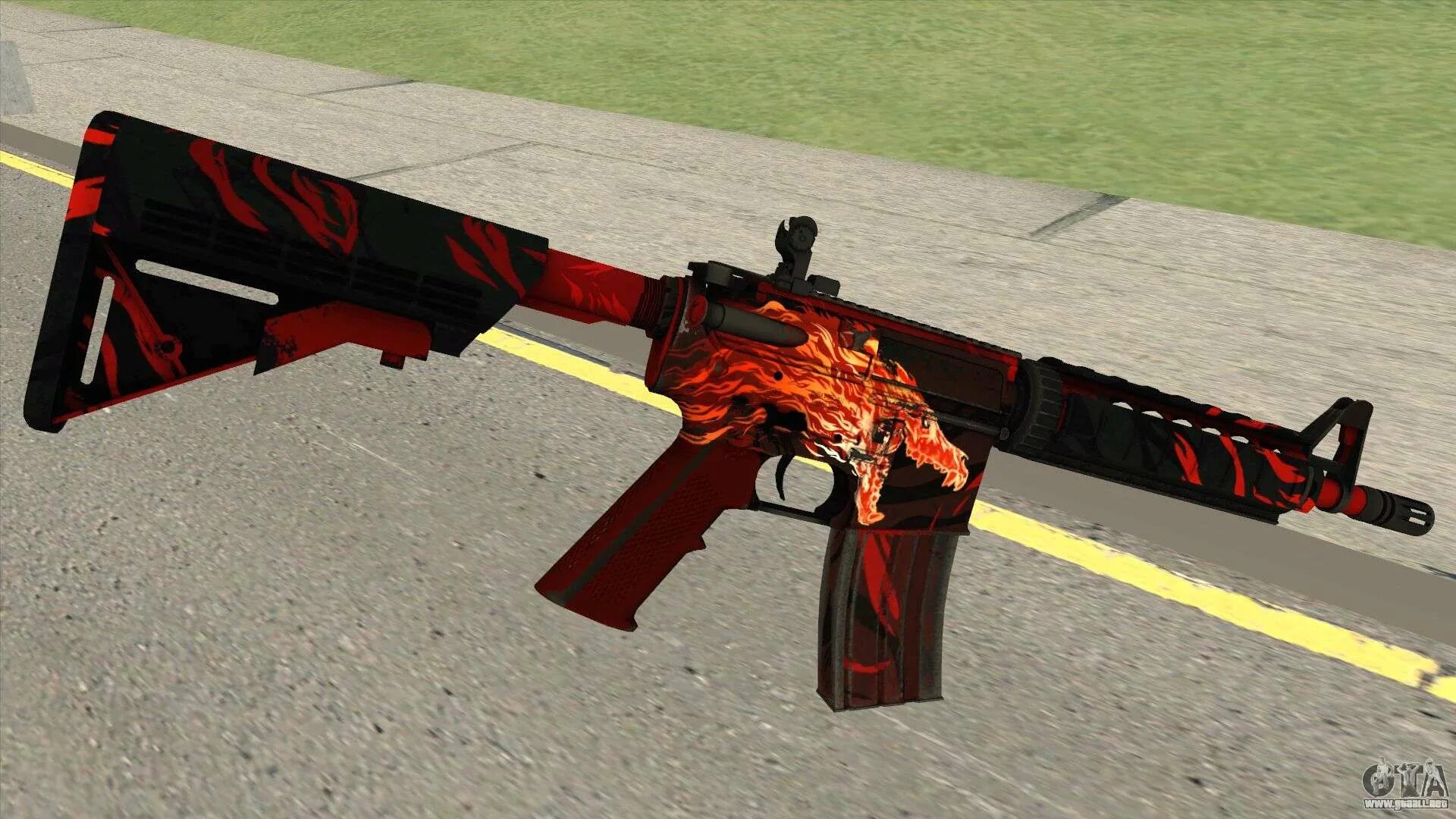 Мка вой. M4a4 вой. M4 Howl. CS go m4 Howl. Эмка вой.