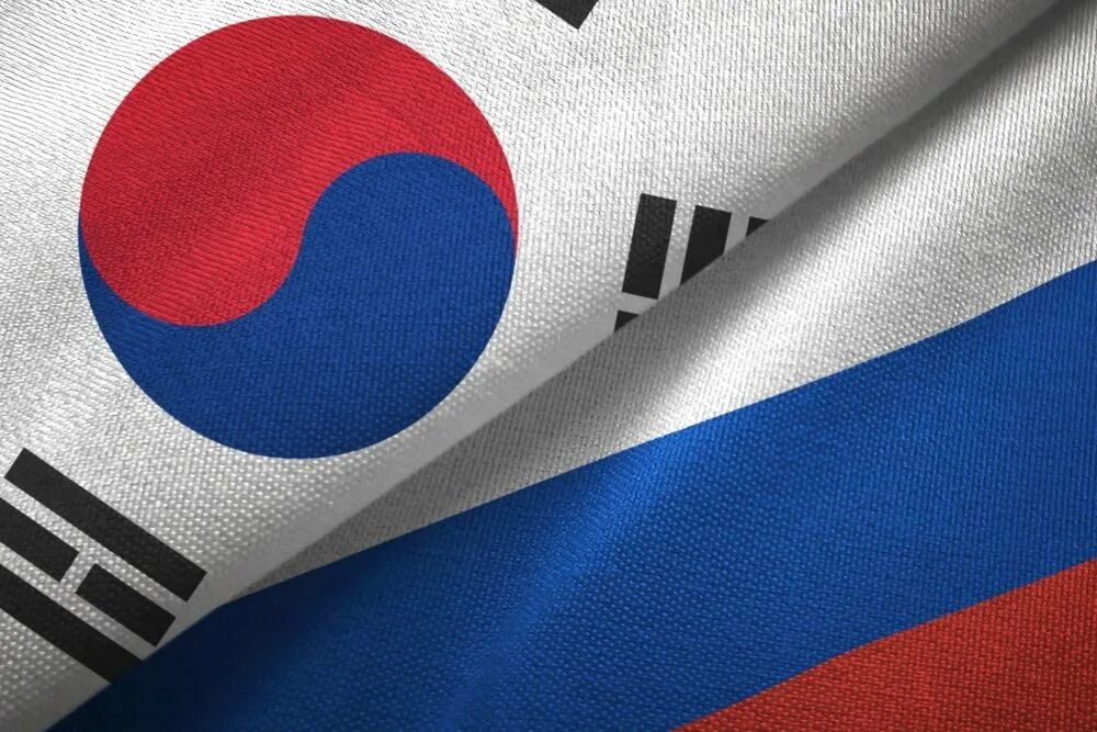 Южная Корея и Россия. Россия и Корея. Республика Корея и Россия. Флаг Кореи и России.