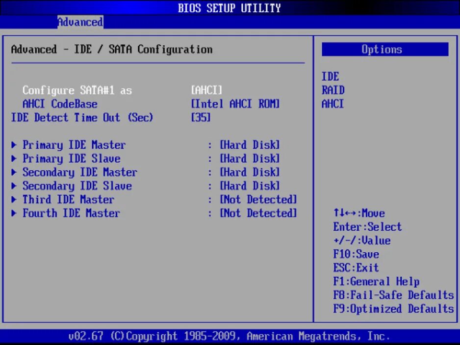 Иде жесткий диск биос. BIOS Setup Utility. AHCI BIOS. Меню биос. Detect configuration