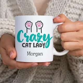 Crazy cat lady mug