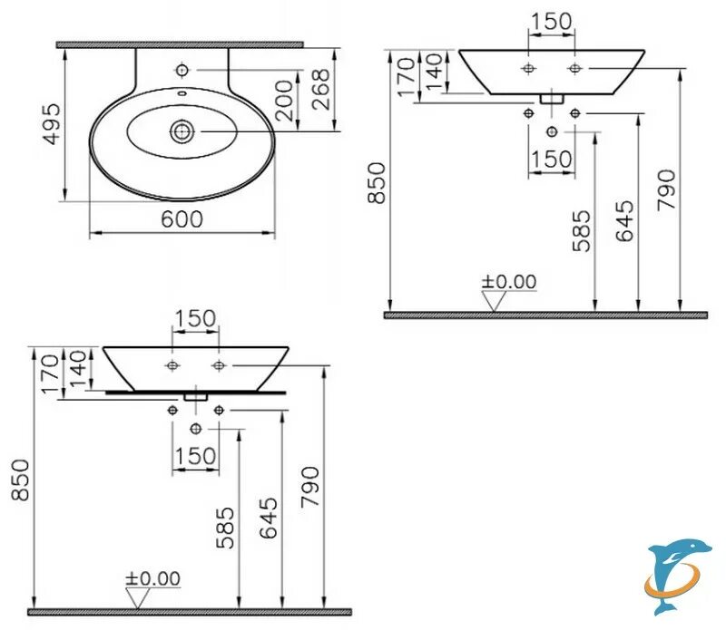 Даллас 110 раковина схема. Раковина dallas luxe эстет 140. 1680. 1 laufen. Раковина идеал стандарт страда 60.