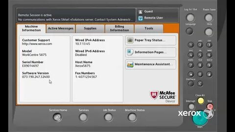 Xerox smart start
