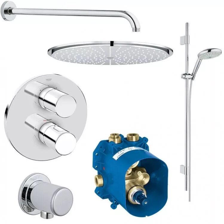 Душа grohe grohtherm. Grohe Grohtherm 3000 Cosmopolitan. 19468000 Grohe.