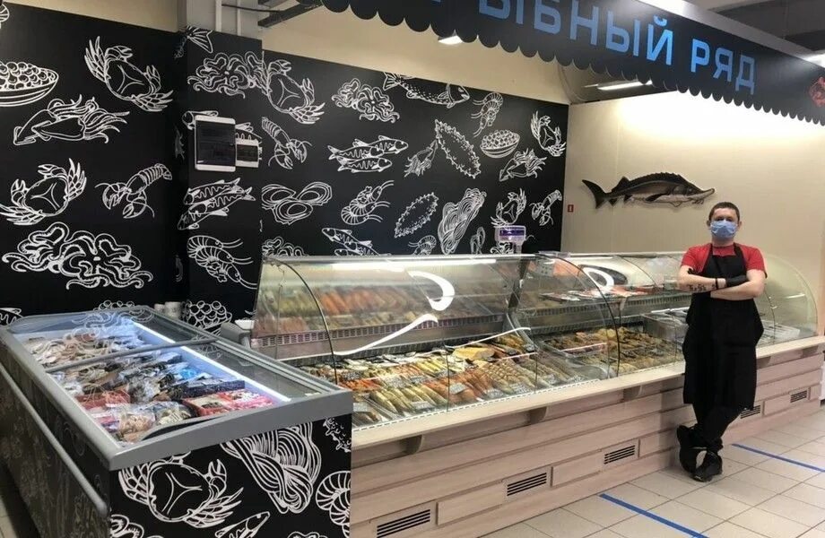 Оформление рыбного магазина внутри фото