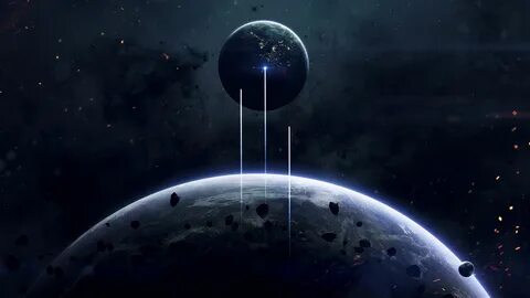 Planets the universe space