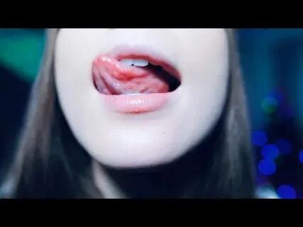 Asmr lens lick
