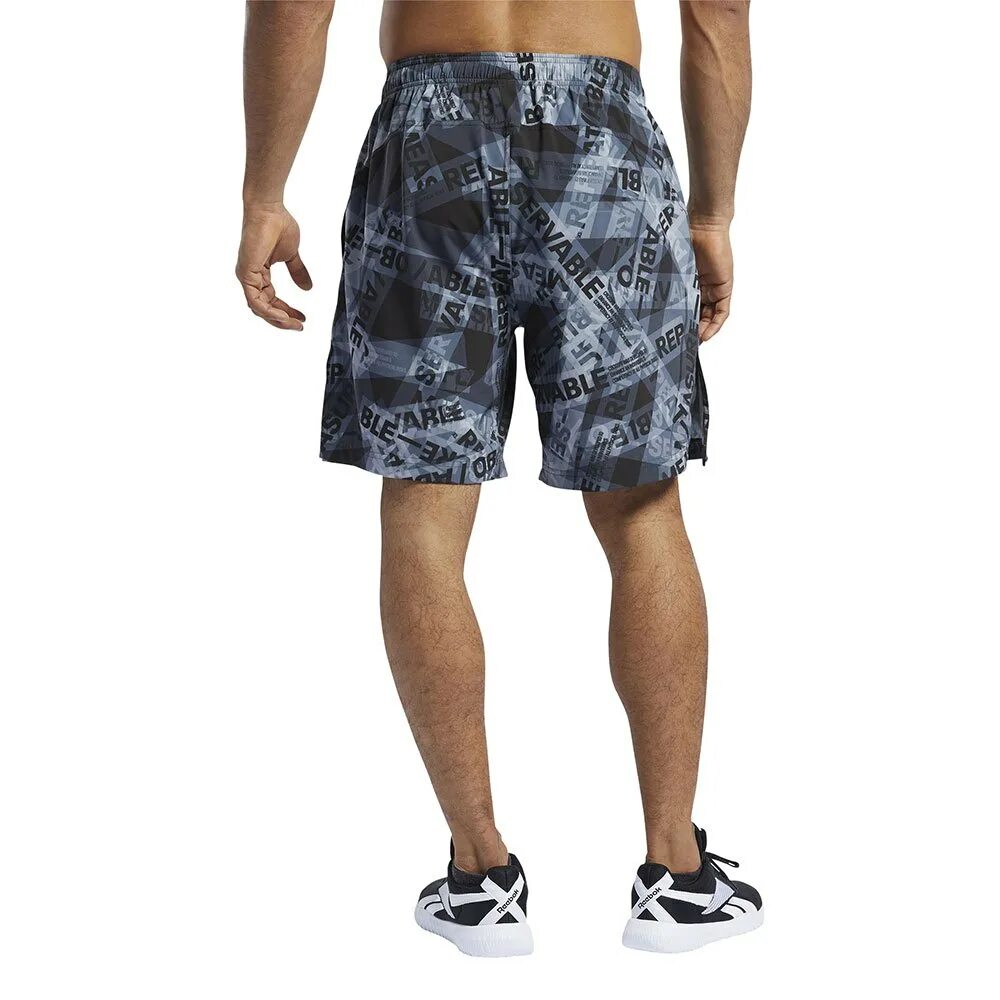 Шорты рибок мужские. Шорты Reebok CROSSFIT Fitness. Reebok шорты MYT AOP short Black. Шорты рибок fu2950. Шорты Reebok Wor AOP short.