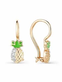 Серьги золотые для девочки 10
