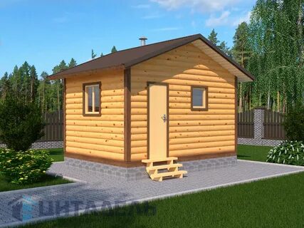 Бани из бруса недорого