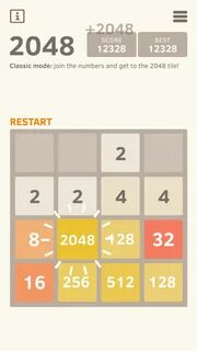 Игра в числа 2048