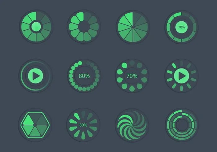 Load shapes. Предзагрузчик вектор. preloaders icons. preloader. colorful loader.