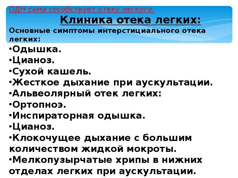 Как понять что отек легких. Для интерстициального отека легких характерно.
