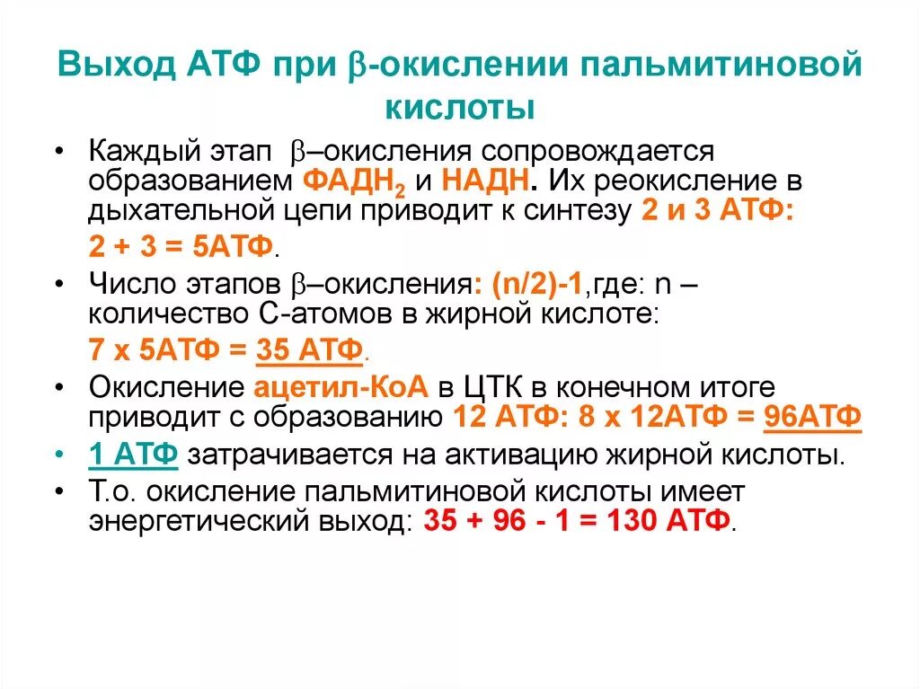 При полном окислении кислот образуется