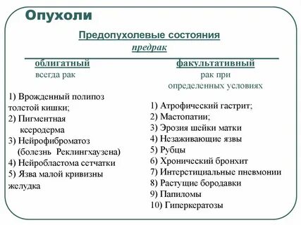 Примеры факультативных