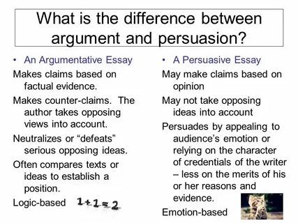Argument feature