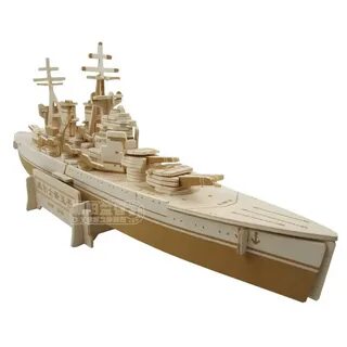 Модель корабля для сборки из дерева