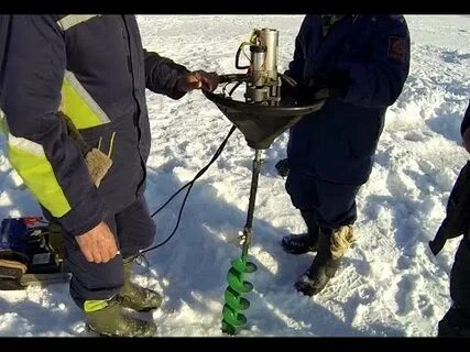 Рыбалка электроледобур