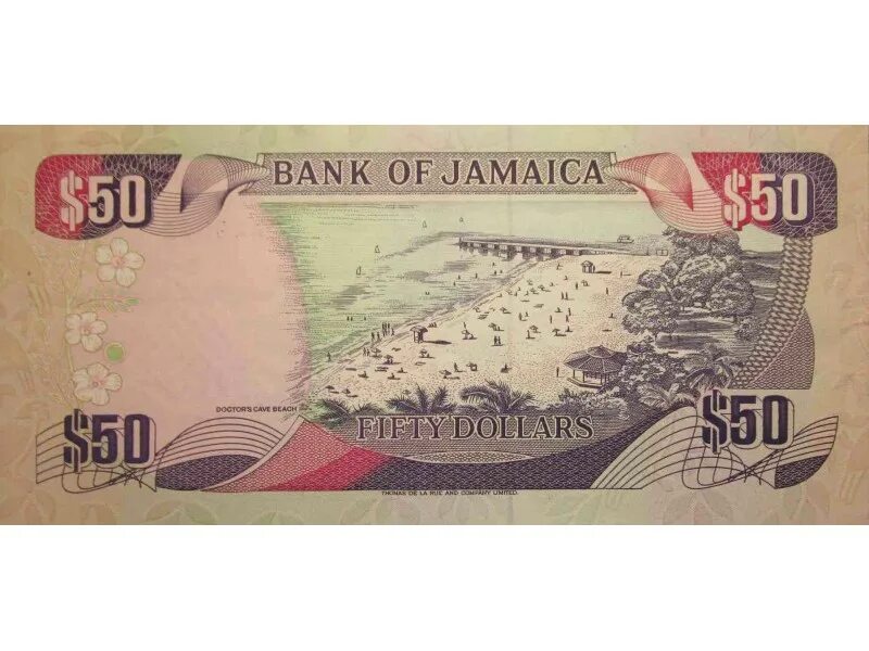 50 долларов в рублях продать. Банкноты Ямайка 50. Ямайский доллар банкноты. 50 Долларов купюра. Ямайская банкнота с тропическим пляжем.