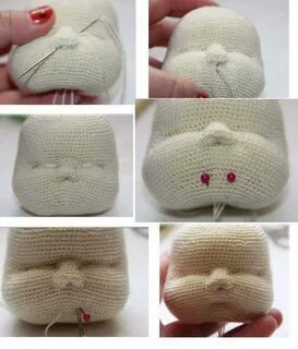 Вязаные игрушки утяжка