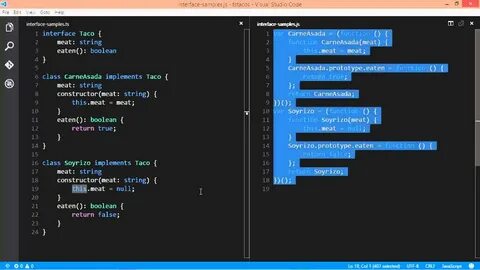Typescript class