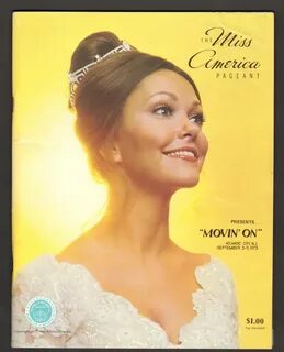 1973 The Miss America Pageant Program Terry Meeuwsen Atlantic City New Jers...
