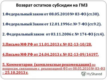 Возврат сальдо