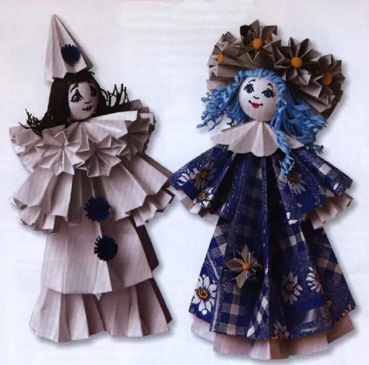 Кукла из бумаги видео. Объемные куклы. Театральная кукла из бумаги.