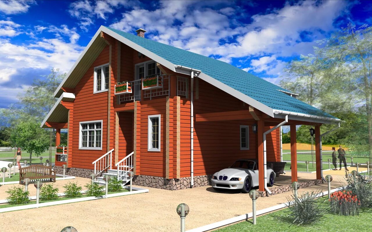 Макс строил дом. Строй мах. Коттедж рендер. Экстерьер в 3д макс. Дома из проф бруса.