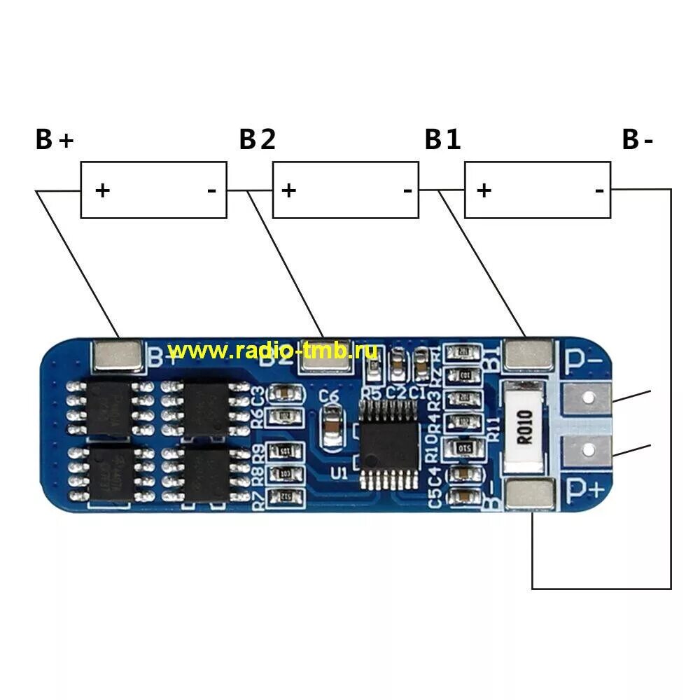 Схема зарядное платы шуруповерта 3 bms 12v 3S 10A 12V Lithium Battery Charger Protection Board Module for 3pcs 18650 Li-ion