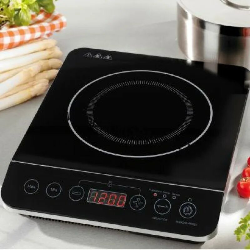 Какие электрические плитки лучше. Индукционная плита Quigg 16343. Плита Induction Cooker. Китайская печь индукционная 1000g. Индукционная печь kaimint.