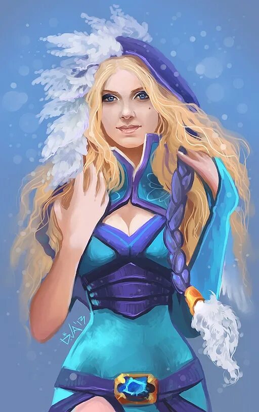 Цм дота 2. Арты кристал мейден. Crystal maiden dota 2. Кристал мейдан. Кристал мейден портрет.