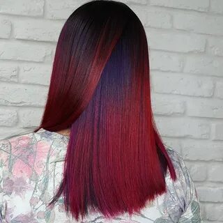 Sky high burgundy haze