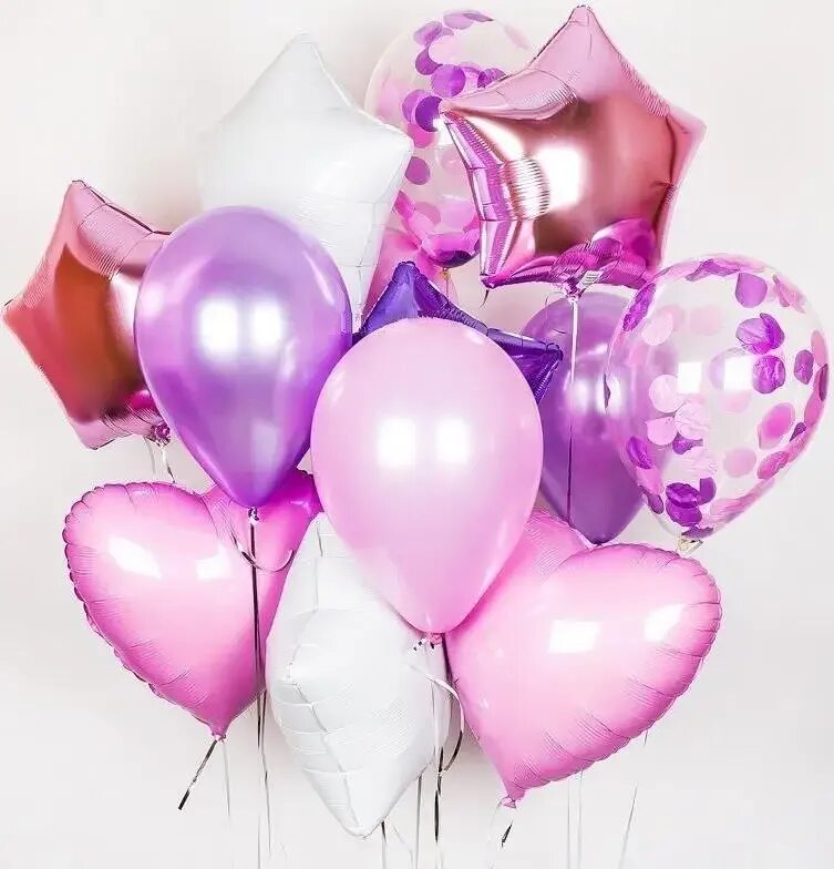 Доставка воздушных шаров в москве недорого. Воздушные шары. Воздушный шарик. Шары гелевые розовые. Шары композиции розово сиреневые.
