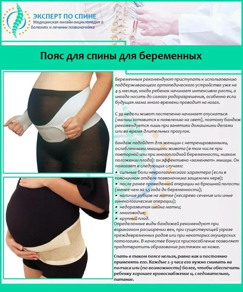 13 неделя тянет поясницу